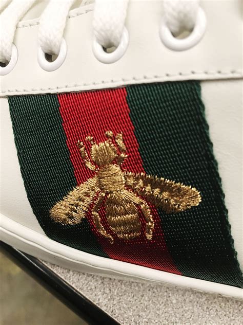 gucci little bee running shoe|Gucci ace sneakers with bee.